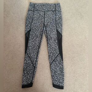 lululemon athletica Black and White Patterned Leggings
